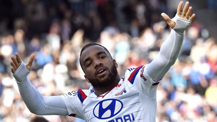 Le buteur de l'Olympique Lyonnais, Alexandre Lacazette, triple buteur contre Lille