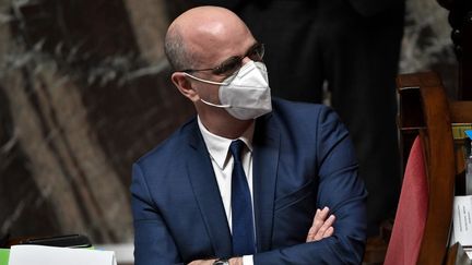 Le ministre de l'Education nationale, Jean-Michel Blanquer, à l'assemblée nationale, à Paris, le 19 janvier 2021. (STEPHANE DE SAKUTIN / AFP)