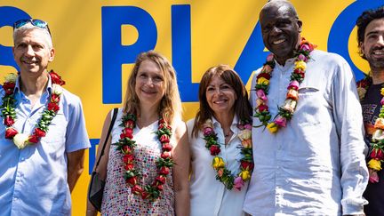 Anne Hidalgo s'est rendue à Tahiti du 16 au 22 octobre dernier dans le cadre de l'organisation des Jeux Olympiques 2024. (AMAURY CORNU / HANS LUCAS)