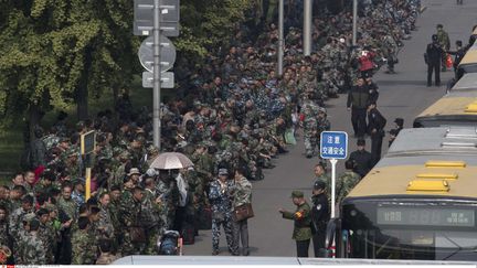 Chine : à Pékin, des centaines de militaires protestent contre la réduction des effectifs