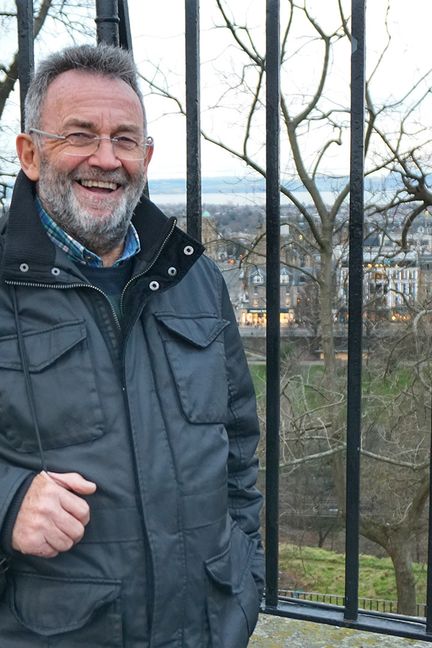 Gordon Gibb, 71 ans, est&nbsp;Écossais et pro-Brexit. Il vit à Stirling, entre Edimbourg et Glasgow. (FRANCK BALLANGER / RADIO FRANCE)