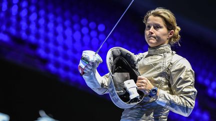 Cécilia Berder lors des championnats du monde 2019 à Budapest. (BIZZI TEAM)