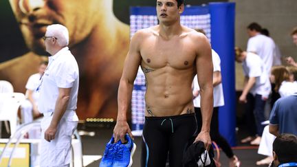 Le nageur français Florent Manaudou (PASCAL GUYOT / AFP)