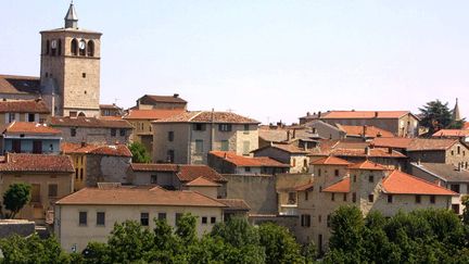 Vue générale de la ville de Mornant, dans le Rhône. (MAXPPP)