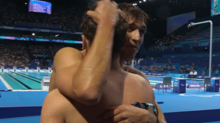 Alex et Kylian Portal sont montés ensemble sur le podium du 400 mètres nage libre et para natation, ce samedi 31 août. Une émotion indescriptible pour les deux frères.