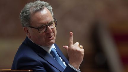 Le président de l'Assemblée nationale Richard Ferrand, le 19 juin 2019. (KENZO TRIBOUILLARD / AFP)