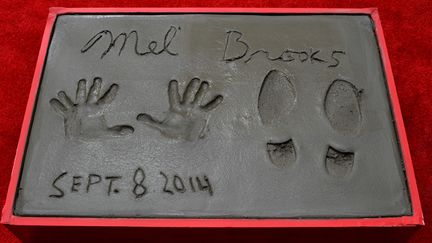 Les étonnantes empreintes de Mel Brooks (8 septembre 2014)
 (Mark Ralston / AFP)