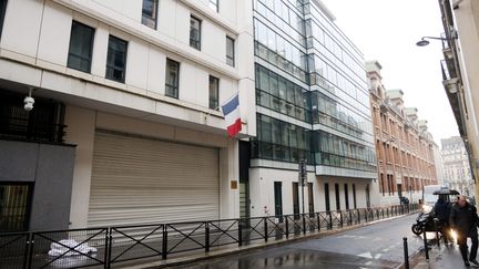 Une entrée de l'établissement Stanislas, le 17 janvier 2024, à Paris. (JEAN-BAPTISTE QUENTIN / LE PARISIEN / MAXPPP)