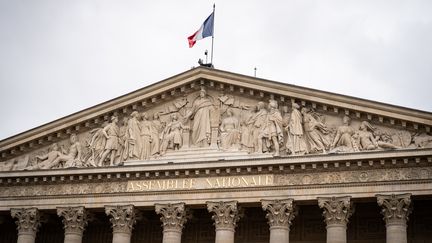 L'Assemblée nationale à Paris, le 29 avril 2024. (XOSE BOUZAS / HANS LUCAS / AFP)