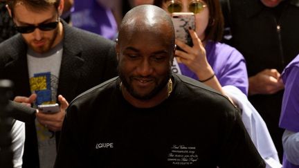 Créateur américain pour LVMH Virgil Abloh lors du défilé printemps-été 2019 à Paris. (BERTRAND GUAY / AFP)