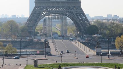 L'esplanade du Trocadéro et la Tour Eiffel, à Paris. (STÉPHANE MILHOMME / RADIOFRANCE)