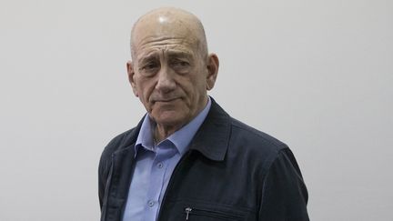 L'ex-Premier ministre isra&eacute;lien Ehoud Olmert &agrave; J&eacute;rusalem, le 30 mars 2015. (REUTERS)