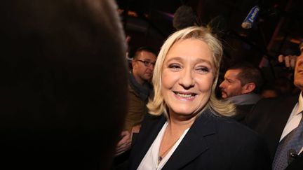 &nbsp; (Marine Le Pen le soir du premier tour des régionales 2015. © Maxppp)