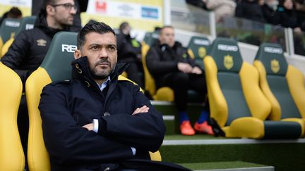 L'entraîneur du FC Nantes, Sergio Conceiçao (JEAN-SEBASTIEN EVRARD / AFP)