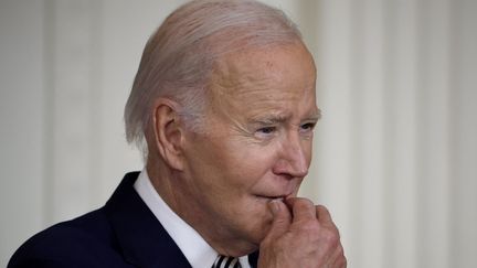 Le président américain Joe Biden à la Maison Blanche (Washington), le 30 octobre 2023. (CHIP SOMODEVILLA / GETTY IMAGES NORTH AMERICA / AFP)