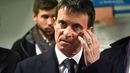 Manuel Valls, à La Rochelle, le 15 décembre 2016 (XAVIER LEOTY / AFP)