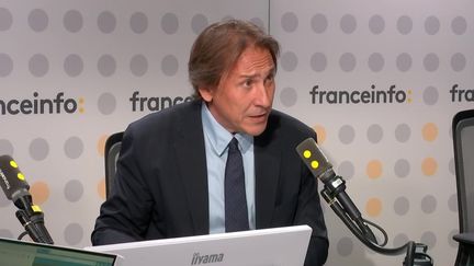 Jérôme Guedj, porte-parole du PS et député de l’Essonne, était invité sur franceinfo jeudi 26 septembre. (FRANCE INFO / RADIOFRANCE)