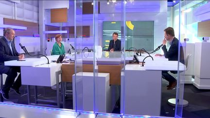 Le plateau des Informés du lundi 31 mai 2021. (FRANCEINFO / RADIOFRANCE)