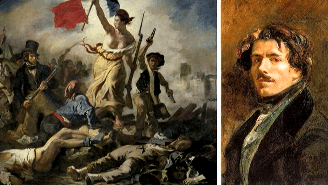 Eugène Delacroix et son tableau
 (France 2 )