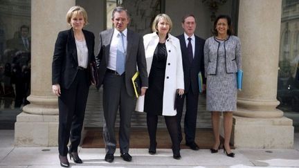 Dernier conseil des ministres avant démission du gouvernement. (LIONEL BONAVENTURE / AFP)