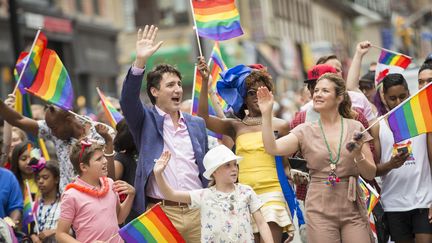 Justin Trudeau à la Gay pride de Toronto