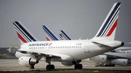 &nbsp; (5ème journée de grève chez Air France © STEPHANE DE SAKUTIN / AFP)