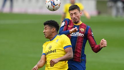 Clément Lenglet a provoqué un penalty avec le Barça (JOSEP LAGO / AFP)