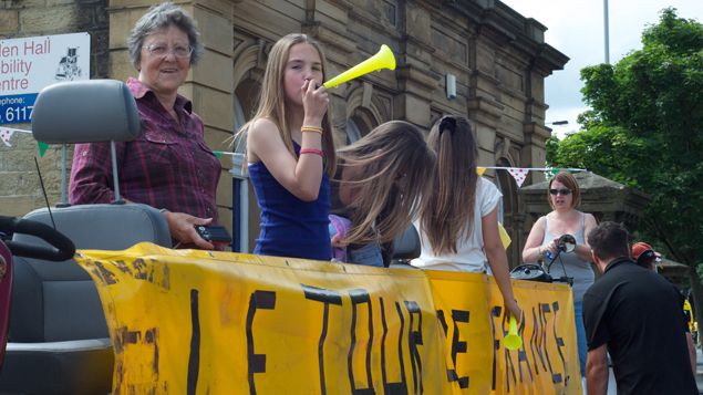 &nbsp; (Margaret, qui aime son Yorkshire, accueille le Tour avec joie © RF/BS)