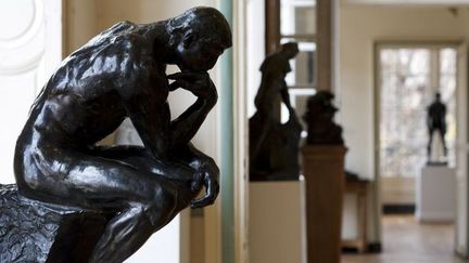 Etude pour la statue «Le Penseur», réalisée en 1881 par Rodin, présentée au musée du sculpteur à Paris (AFP - HEMIS.FR - LUDOVIC MAISANT )