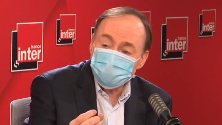 Le politologue et chercheur associé au Cevipof Jérôme Jaffré sur France Inter le 2 avril 2021. (FRANCEINTER / RADIOFRANCE)