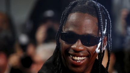 Le rappeur Travis Scott à la 76e édition du festival de Cannes, en mai 2023. (FRANTZ BOUTON / MAXPPP)