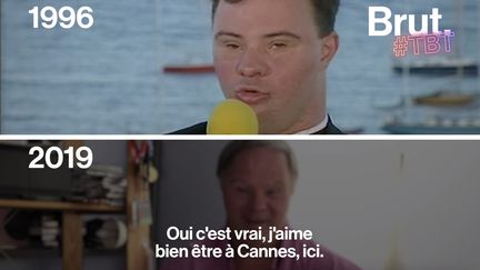 Atteint de trisomie 21, il avait remporté le prix d'interprétation à Cannes avec Daniel Auteuil pour son rôle dans "Le Huitième Jour"... 23 ans plus tard, Brut a retrouvé Pascal Duquenne.