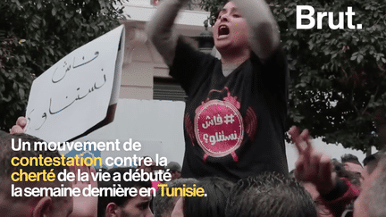 Brut : manif Tunisie