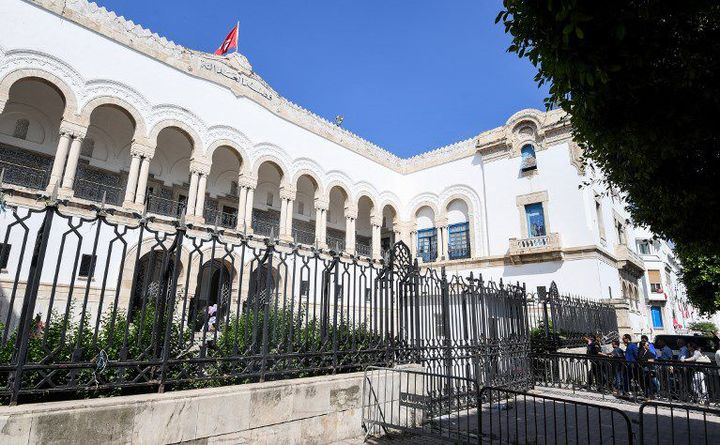 Le tribunal de Tunis où s'est déroulée la première audience du procès de l'attaque de Sousse, le 26 mai 2017. (AFP - Fethi Belaïd)