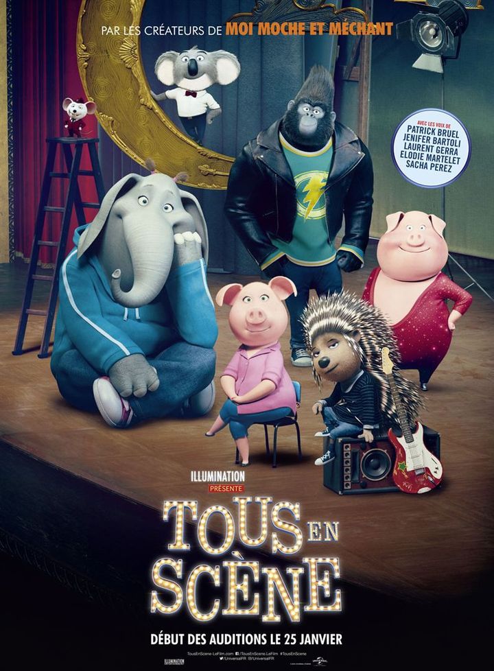 "Tous en scène" : l'affiche française
 (Universal  Pictures International France)