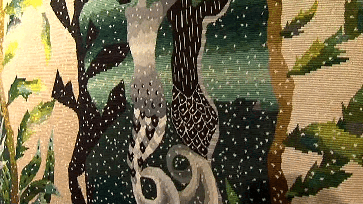 Détail tapisserie Jean Lurçat
 (France 3 / Culturebox)