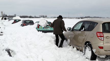 Brouay pr&egrave;s de Caen (Calvados), le 13 mars 2013. (CHARLY TRIBALLEAU / AFP)