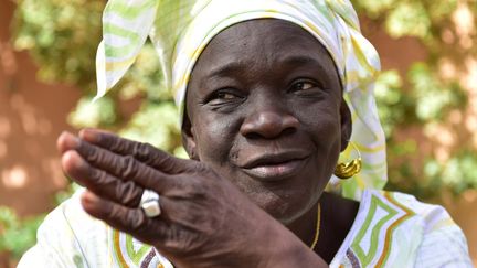 La comédienne malienne Maimouna Hélène Diarra au Fespaco le 27 février 2017.
 (ISSOUF SANOGO / AFP)