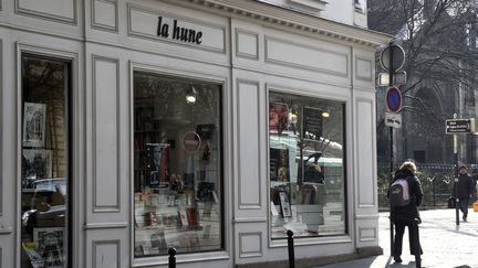 La librairie La Hune à Saint-Germain-des-Prés, en mars 2015
