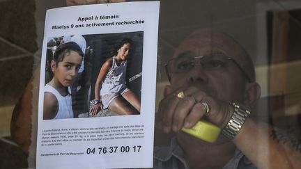 Maëlys, 9 ans, a disparu dans la nuit du 26 au 27 août 2017. (PHILIPPE DESMAZES / AFP)