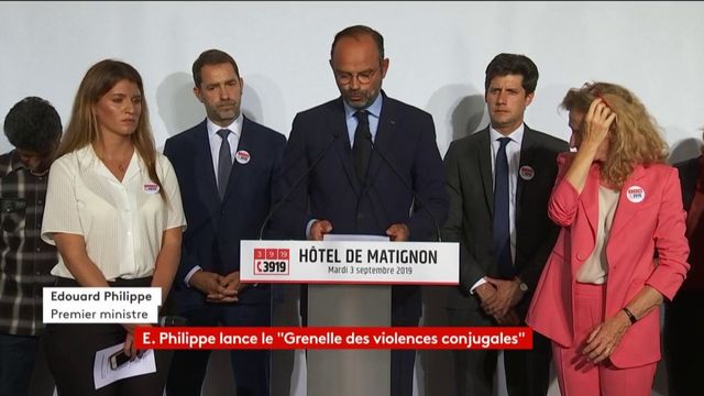 Violences conjugales : Edouard Philippe annonce 1 000 nouvelles places d'hébergement et de logement à partir de janvier 2020