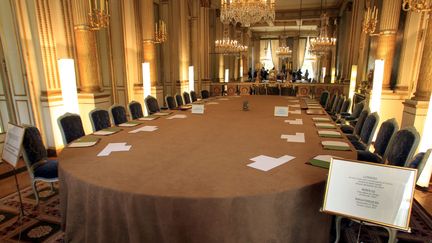 &nbsp; (La salle Murat au palais de l'Elysée. Photo prise lors des journées du patrimoine le 18 septembre 2010 © Maxppp)