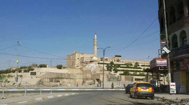 Le tombeau de Jonas, &agrave; Mossoul (Irak), le 19 juillet 2014. (AP /SIPA  )