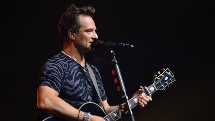 Le chanteur David Hallyday, lors d'un concert à Bruxelles, le 8 janvier 2020. (DANIEL PIER / NURPHOTO / AFP)