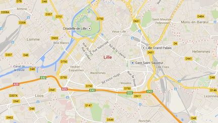 Interpell&eacute;e trois heures apr&egrave;s sa premi&egrave;re arrestation, &agrave; Lille (Nord),&nbsp;la jeune fille a &eacute;t&eacute; une nouvelle fois ramen&eacute;e dans son foyer, mercredi 27 ao&ucirc;t 2014. ( GOOGLE MAPS)