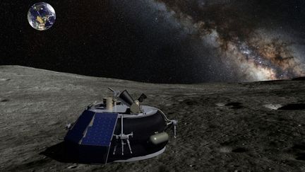 La société Moon Express prévoit de faire décoller sa capsule en 2017, dans l'espoir d'exploiter à terme les ressources de la Lune. (MOON EXPRESS)