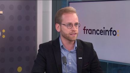 David Henri, cofondateur d’Exotrail, le 18 avril 2022. (FRANCE INFO / RADIO FRANCE)