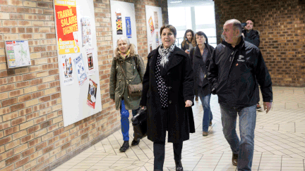 &nbsp; (Des représentants syndicaux arrivent pour l'intersyndicale de jeudi à Montreuil © MaxPPP)