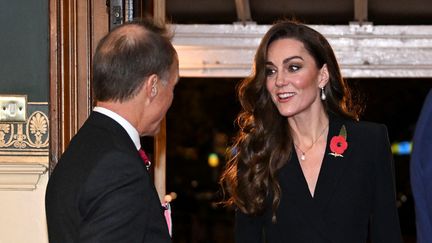 Catherine, la princesse de Galles, au concert commémoratif du Festival du souvenir, au Royal Albert Hall à Londres, le 9 novembre 2024. (CHRIS J. RATCLIFFE / AVALON / MAXPPP)