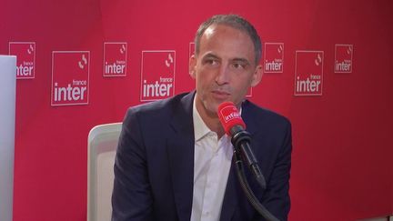 Raphaël Glucksmann, eurodéputé Place publique, jeudi 4 juillet 2024 sur France Inter. (FRANCE INTER / RADIO FRANCE)